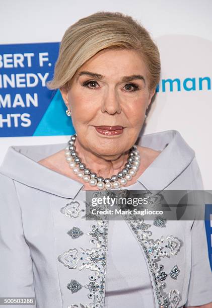 Ambassador Marianna Vardinoyannis attends the Robert F. Kennedy Human Rights 2015 Ripple Of Hope Awards at New York Hilton Midtown on December 8,...