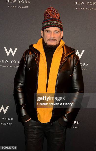 Stylist Phillip Bloch attends the "Ultimate Encore" New York premiere at the W New York on December 8, 2015 in New York City.