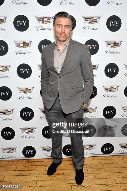 Anson Mount attends the IVY Innovator New York Dinner, presented by Cadillac on December 8, 2015 in New York City.