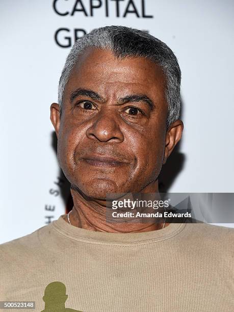 Actor Tucker Smallwood arrives at The Shakespeare Center of Los Angeles 25th Annual Simply Shakespeare Benefit at The Broad Stage on December 8, 2015...