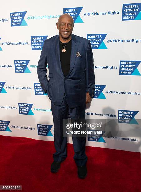 Louis Gossett Jr. Attends the Robert F. Kennedy human rights 2015 Ripple of Hope awards at New York Hilton Midtown on December 8, 2015 in New York...