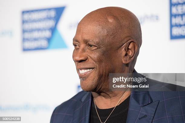 Louis Gossett Jr. Attends the Robert F. Kennedy human rights 2015 Ripple of Hope awards at New York Hilton Midtown on December 8, 2015 in New York...