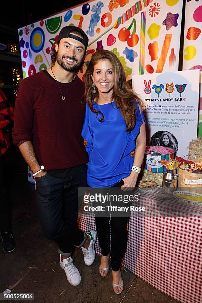 Model Crosby Tailor and Dylan Lauren, founder and CEO of Dylans Candy Bar attend the Dylan's Candy BarN launch event at Dylan's Candy Bar on...