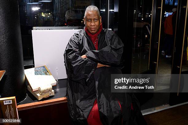 Andre Leon Talley attends the "The House of Thurn Und Taxis" book launch at the Rizzoli Bookstore NYC on December 8, 2015 in New York City.