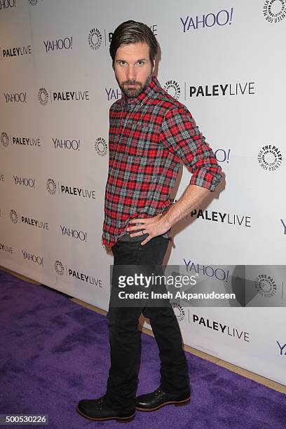 Actor Jon Lajoie attends PaleyLive's 'The League: A Fond Farewell' at The Paley Center for Media on December 8, 2015 in Beverly Hills, California.
