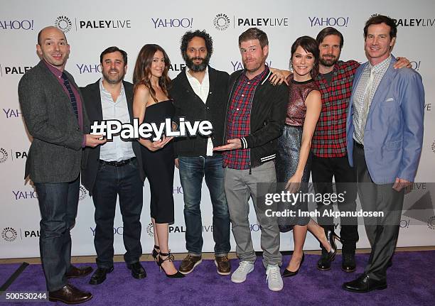 Actor Paul Scheer, executive producers Jeff Schaffer and Jackie Marcus Schaffer, actors Jason Mantzoukas, Stephen Rannazzisi, Katie Aselton, Jon...