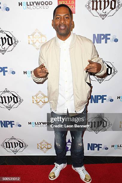 Actor Tony Rock attended the Hill Harper And Nate Parker Present 8th Annual Manifest Your Destiny Toy Drive And Fundraiser at Avalon on December 8,...