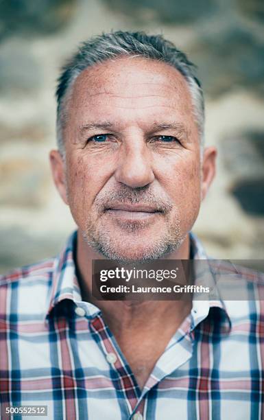 Sports commentator and former cricketing legend Ian Botham is photographed on July 2, 2015 in York, England.