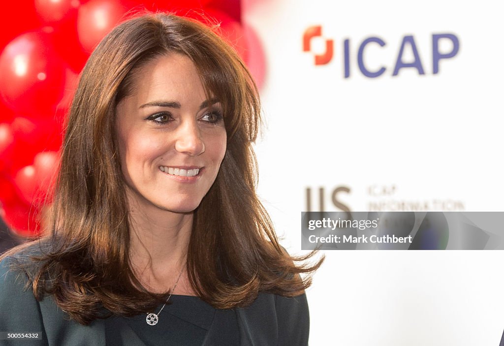 The Duke And Duchess Of Cambridge Attend The ICAP Charity Day