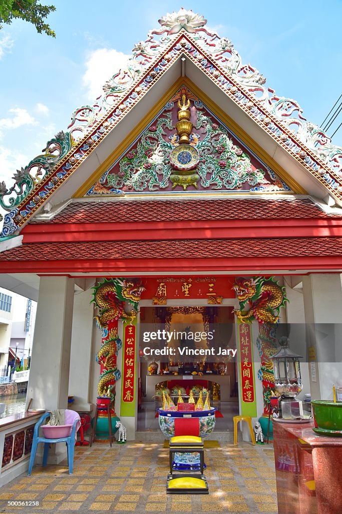 Buddhist temple bangkok thailand