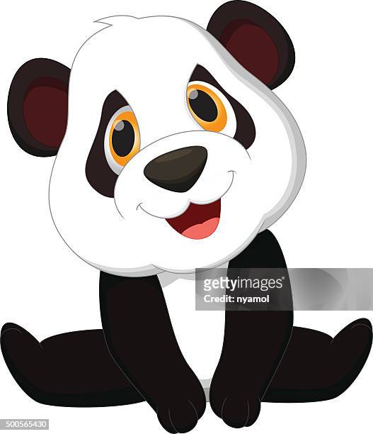 Baby Panda Cartoon High-Res Vector Graphic - Getty Images