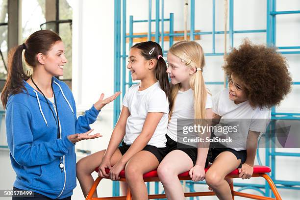 gym class - school gymnastics stock pictures, royalty-free photos & images