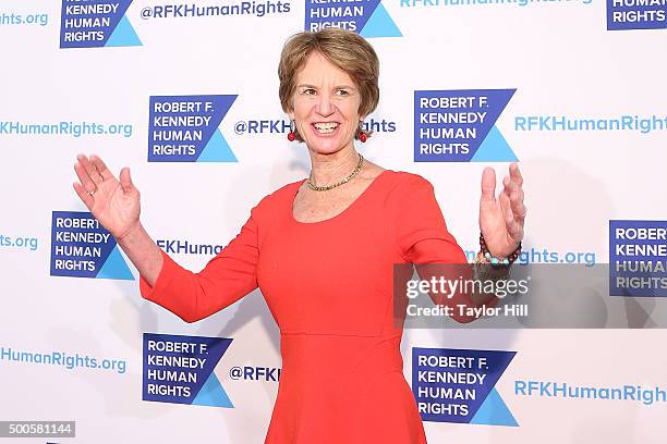 Kathleen Kennedy Townsend attends as Robert F. Kennedy Human Rights hosts The 2015 Ripple Of Hope Awards honoring Congressman John Lewis, Apple CEO...