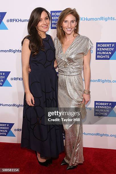 Kick Kennedy and guest attend as Robert F. Kennedy Human Rights hosts The 2015 Ripple Of Hope Awards honoring Congressman John Lewis, Apple CEO Tim...