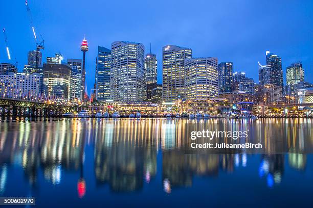 darling harbour, sydney - darling harbour stock-fotos und bilder