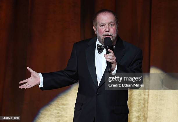 Producer Ken Ehrlich speaks before "Sinatra 100: An All-Star GRAMMY Concert" celebrating the late Frank Sinatra's 100th birthday at the Encore...