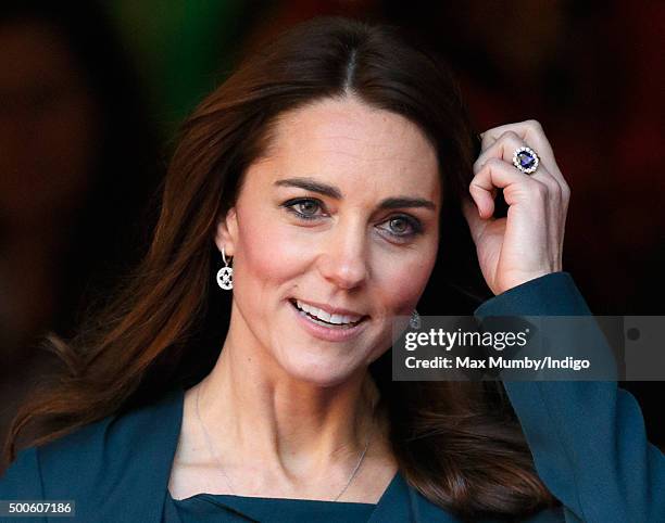 Catherine, Duchess of Cambridge attends the ICAP charity day at ICAP on December 9, 2015 in London, England.