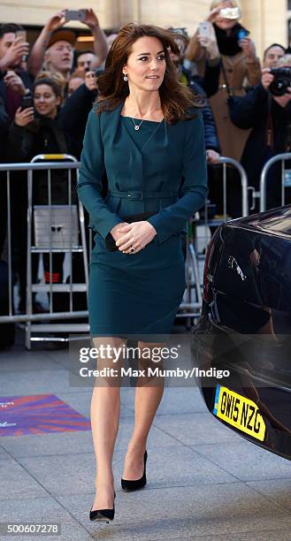 Catherine, Duchess of Cambridge attends the ICAP charity day at ICAP on December 9, 2015 in London, England.