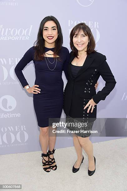 Honorees Maira Solis and Nancy Josephson attend the 24th annual Women in Entertainment Breakfast hosted by The Hollywood Reporter at Milk Studios on...