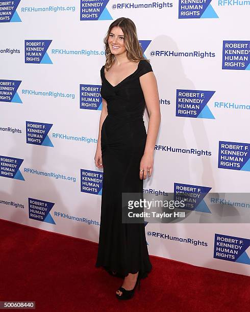Michaela Kennedy Cuomo attends as Robert F. Kennedy Human Rights hosts The 2015 Ripple Of Hope Awards honoring Congressman John Lewis, Apple CEO Tim...