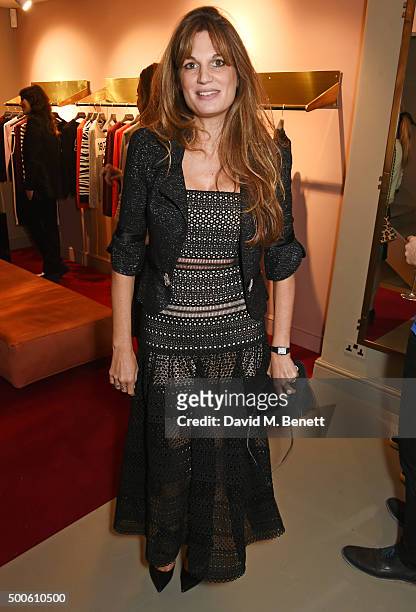 Jemima Khan attends the Bella Freud store launch in Marylebone on December 9, 2015 in London, England.