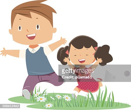 707 Brother And Sister Cartoon Photos and Premium High Res Pictures - Getty  Images