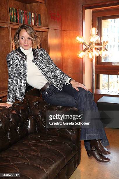Lara Joy Koerner during the Triumph Inspires Lunch on November 18, 2015 in Munich, Germany.