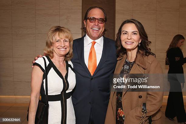 Honoree Melanie Cook, Chairman of Sony Pictures Television Steve Mosko and Executive Vice President, Corporate Communications for Showtime Networks...