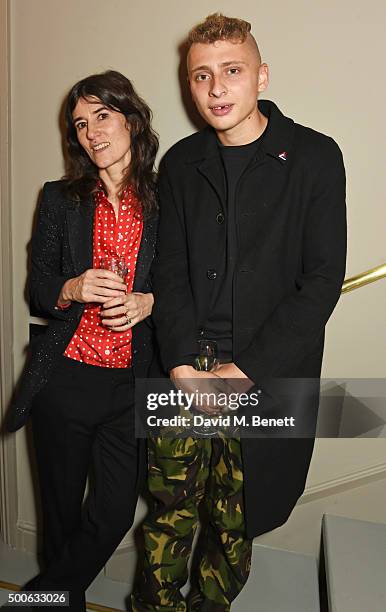 Bella Freud and Blondey McCoy attend the Bella Freud store launch in Marylebone on December 9, 2015 in London, England.