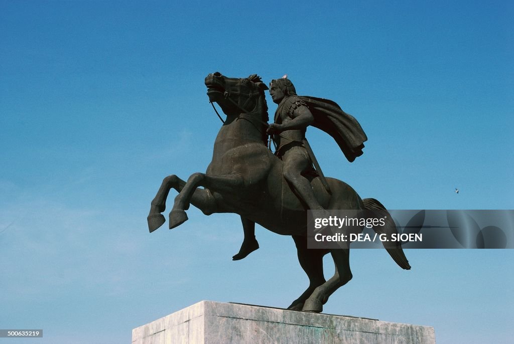 Equestrian statue of Alexander the Great...