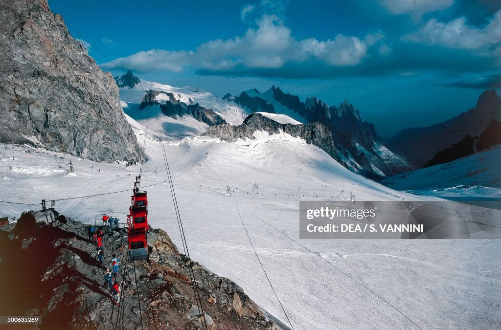 Mont Blanc cable car...