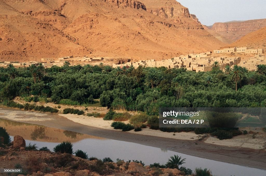 The gorges of the Oued Ziz river...