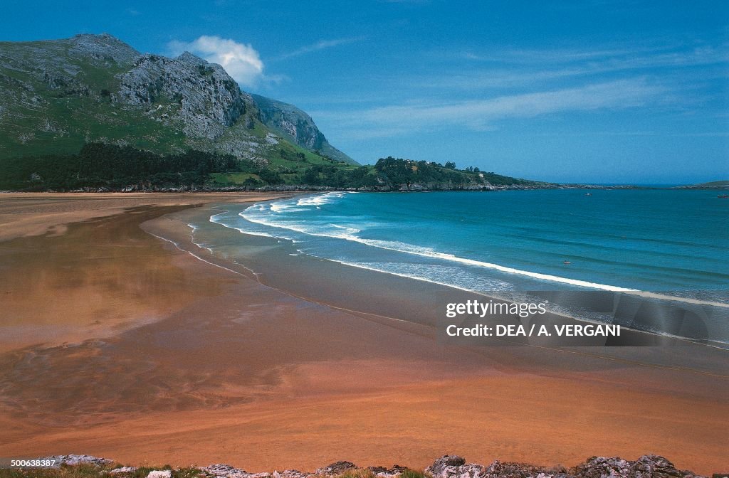 Beach in Laredo area on Cantabrian Sea