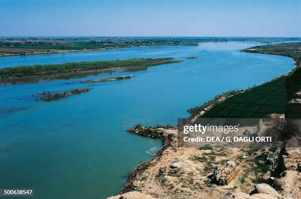 Euphrates River near Doura Europos, Syria.