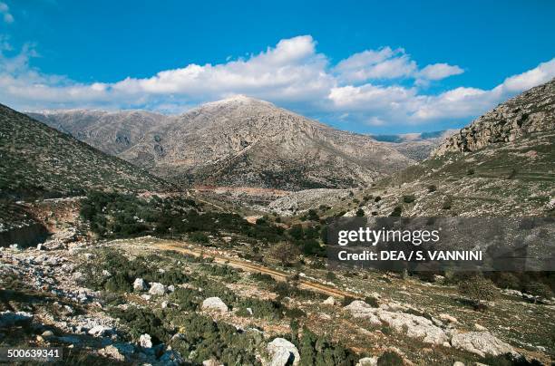 Arcadia mountain landscape, Peloponnese, Greece.