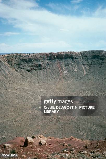 The Meteor Crater , meteorite impact crater, Arizona, United States of America.