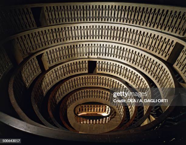 The anatomy theatre at the University of Padua, in 1594, commissioned by Hieronymus Fabricius , Palazzo del Bo', University of Padua, Veneto, Italy.