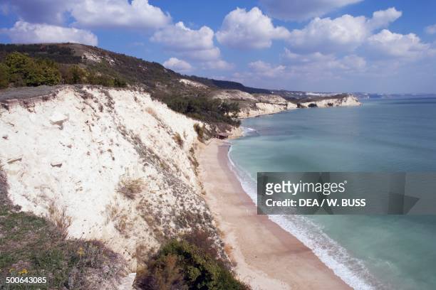 Beach on the Black Sea near Balcik, Bulgaria.