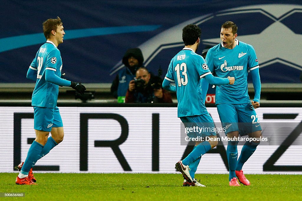 KAA Gent v FC Zenit - UEFA Champions League