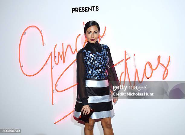 Nausheen Shah attends Ferragamo Presents: Gancio Studios, Celebrating 100 Years In Hollywood at Gancio Studios on December 8, 2015 in New York City.