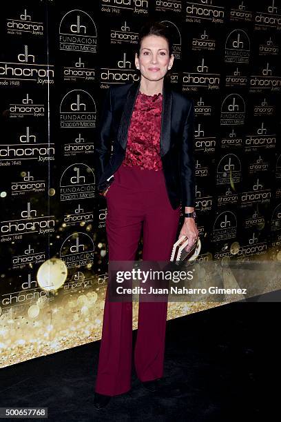 Remedios Cervantes attends charity 'Chocron Calendar' presentation at Neptuno Palace on December 9, 2015 in Madrid, Spain.