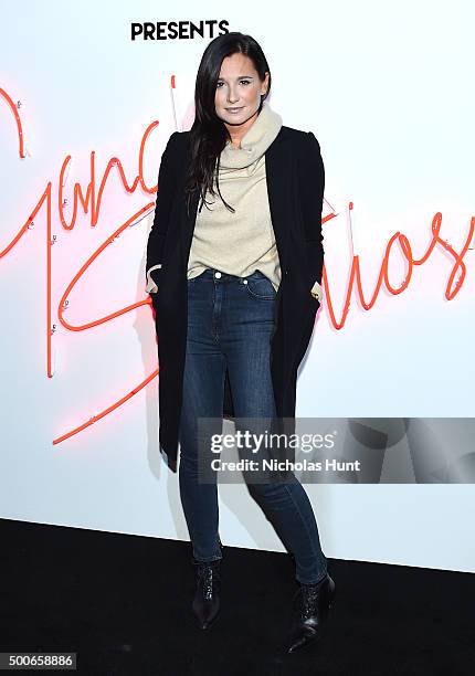 Danielle Bernstein attends Ferragamo Presents: Gancio Studios, Celebrating 100 Years In Hollywood at Gancio Studios on December 8, 2015 in New York...