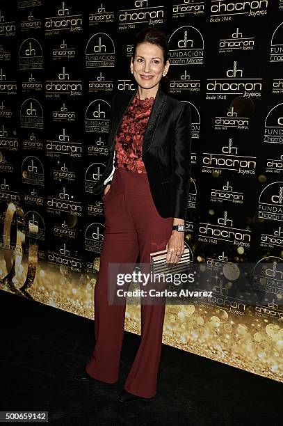 Remedios Cervantes attends the charity "Chocron Calendar" presentation at the Neptuno Palace on December 9, 2015 in Madrid, Spain.