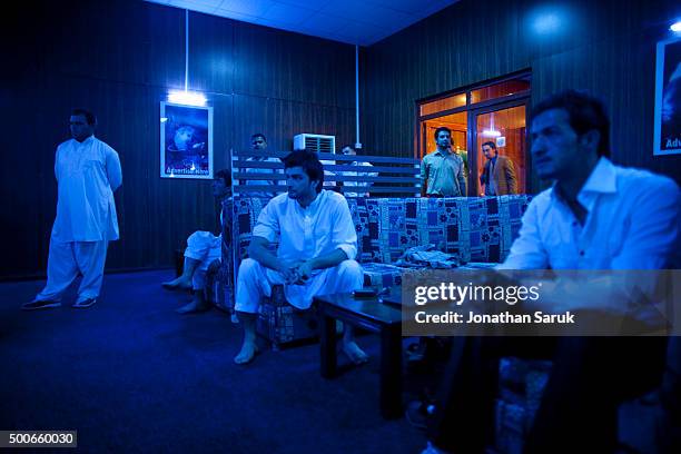 Young afghans bowling at The Strikers, Afghanistan's first bowling alley September 29, 2011 in Kabul, Afghanistan. The Afghan owned bowling alley...