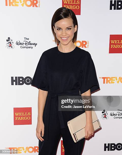 Ingrid Nilsen attends TrevorLIVE LA 2015 at Hollywood Palladium on December 6, 2015 in Los Angeles, California.