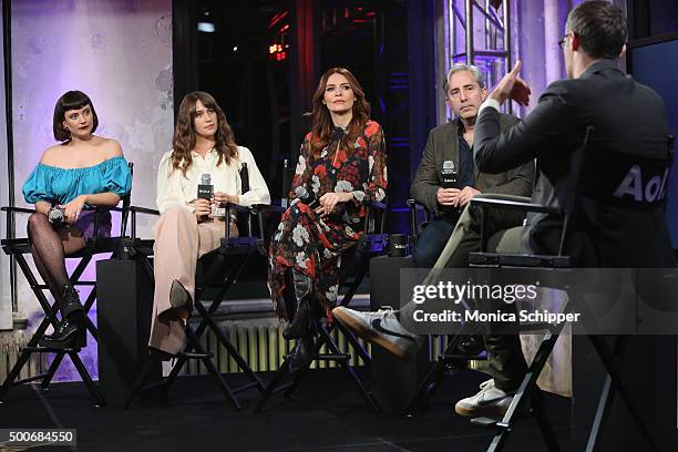 Actors Hannah Dunne, Lola Kirke and Saffron Burrows, and writer, director and producer Paul Weitz speak with Ricky Camilleri at AOL BUILD Series:...