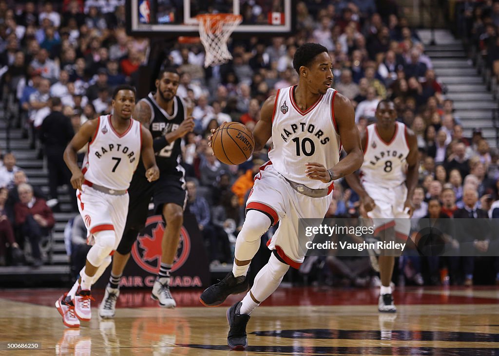 San Antonio Spurs v Toronto Raptors