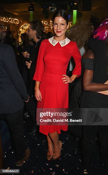 Fuchsia Sumner attends the Sunday Times Style Christmas Party at Tramp on December 9, 2015 in London, England.