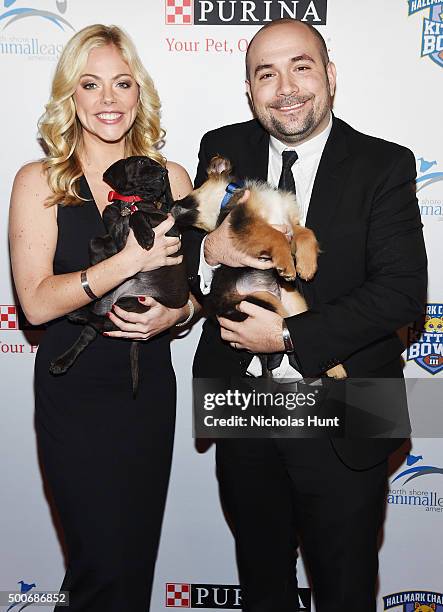 Alexa Rosenberg, Peter Rosenberg attends the 2015 North Shore Animal League America Gala at The Pierre Hotel on November 20, 2015 in New York City.