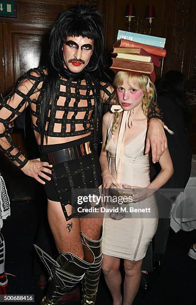 Petite Meller attends the Sunday Times Style Christmas Party at Tramp on December 9, 2015 in London, England.